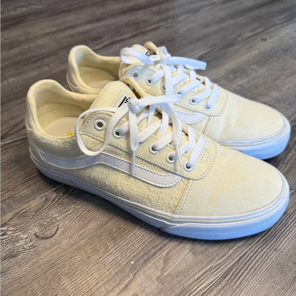 EUC Vans Ward DX Skate Shoes Women Size 9.5 Yellow - Picture 2 of 11